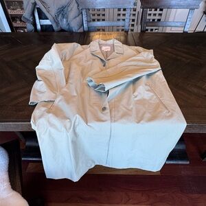 Tan Button-Up Coat